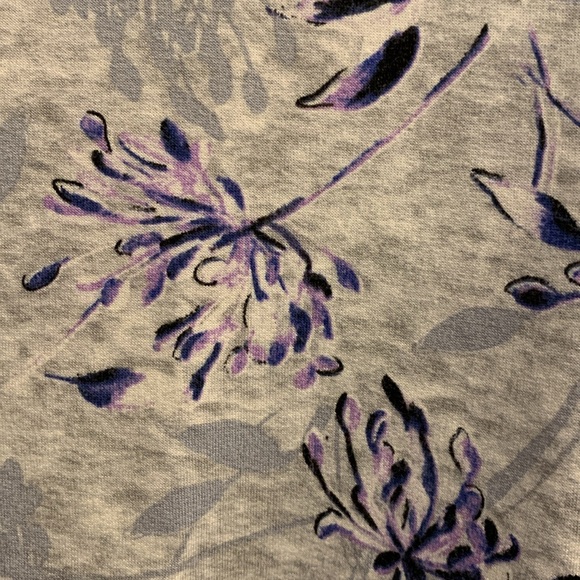 Croft & Barrow Women’s Gray &Purple Shirt 2x - Picture 4 of 4